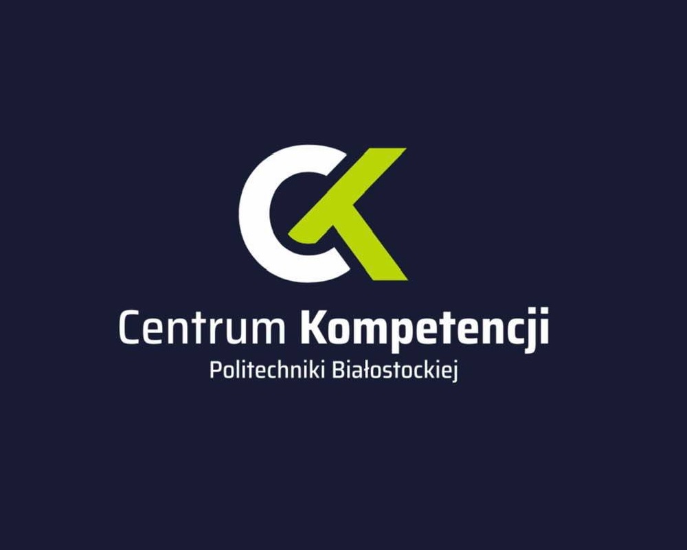 Napis: Centrum Kompetencji Politechniki Białostockiej