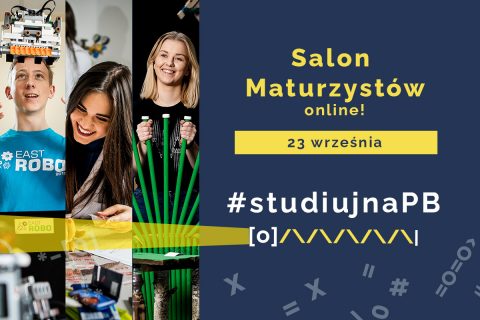 Salon Maturzystów online 23 września 2021. #Studiuj na PB.