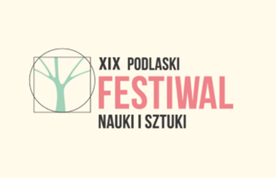 logo festiwalu i napis „XIX festiwal nauki i sztuki